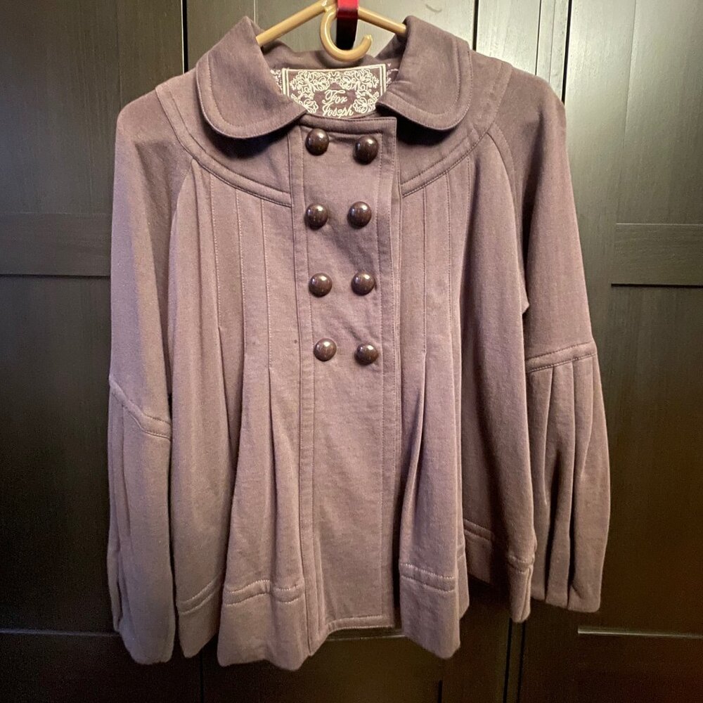 For Joseph Soft Black Blazer with Button Detailing